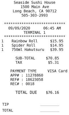 Create Custom Receipts – Online Receipt Maker .
